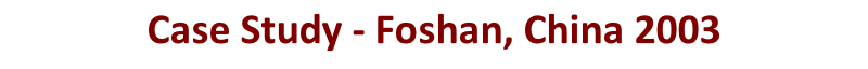 Case Study - Foshan, China 2003 s